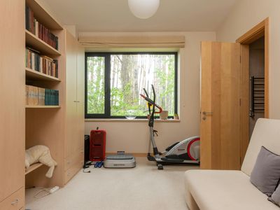 Soft morning light illuminating a clean exercise space.